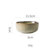 Japanese Ceramic Plates & Rice Bowl