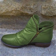 Ankle Zipper Boots Spring Autumn