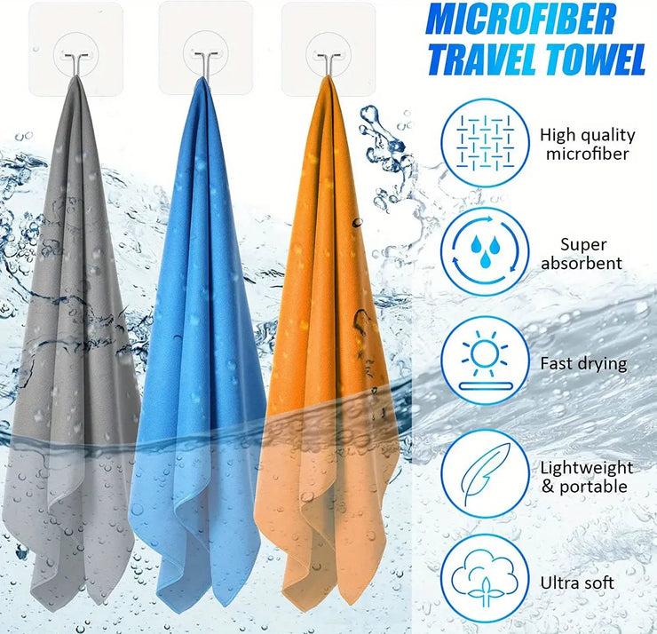 Microfiber Towel With Mesh Bag