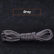 Cotton Waxed Round Shoelaces Set