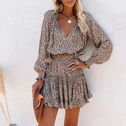 Chic Leopard Print Dress