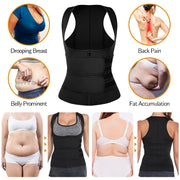 Sweat Waist Trainer Vest Slimming Corset for Weight Loss Body Shaper