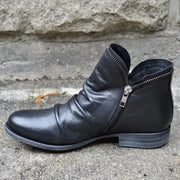 Ankle Zipper Boots Spring Autumn