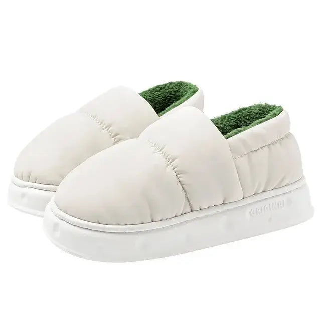 Winter Waterproof Anti-Slip Cotton Slippers