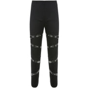 High Waist Skinny Street Wear Pants