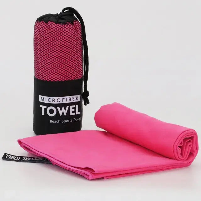 Microfiber Towel With Mesh Bag