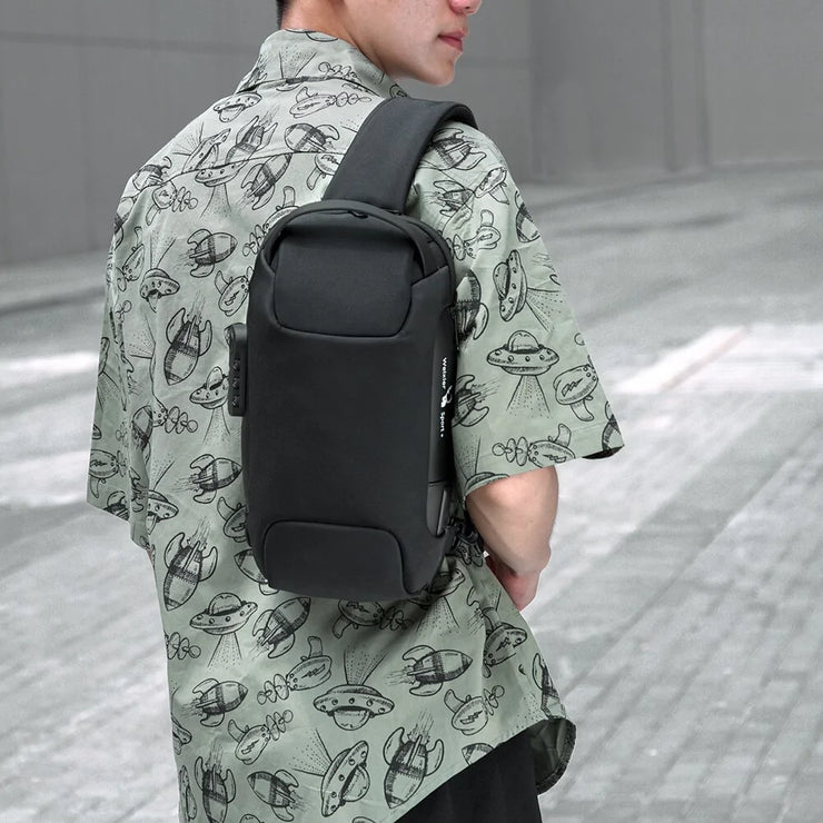 Anti-Theft Men Chest Bag